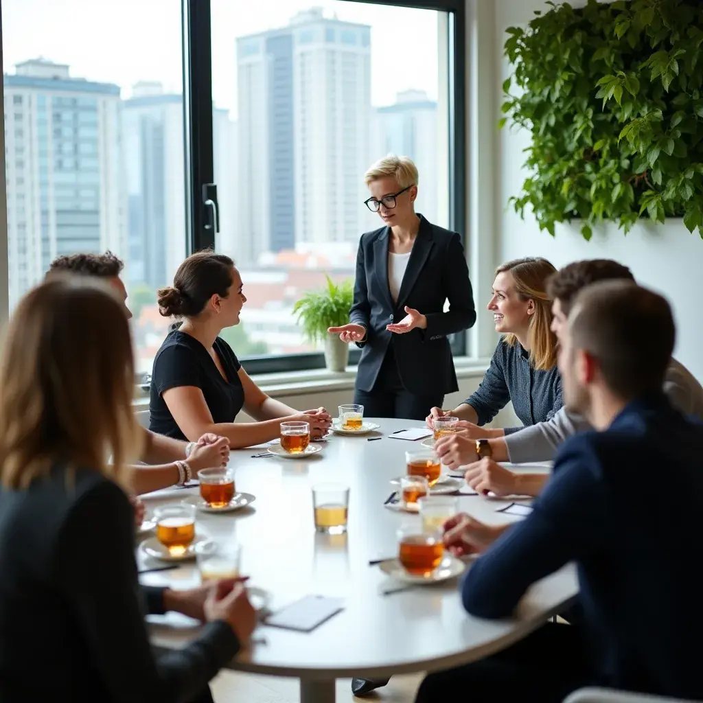 Šalica čaja s mirisnim biljem za opuštanje i ravnotežu